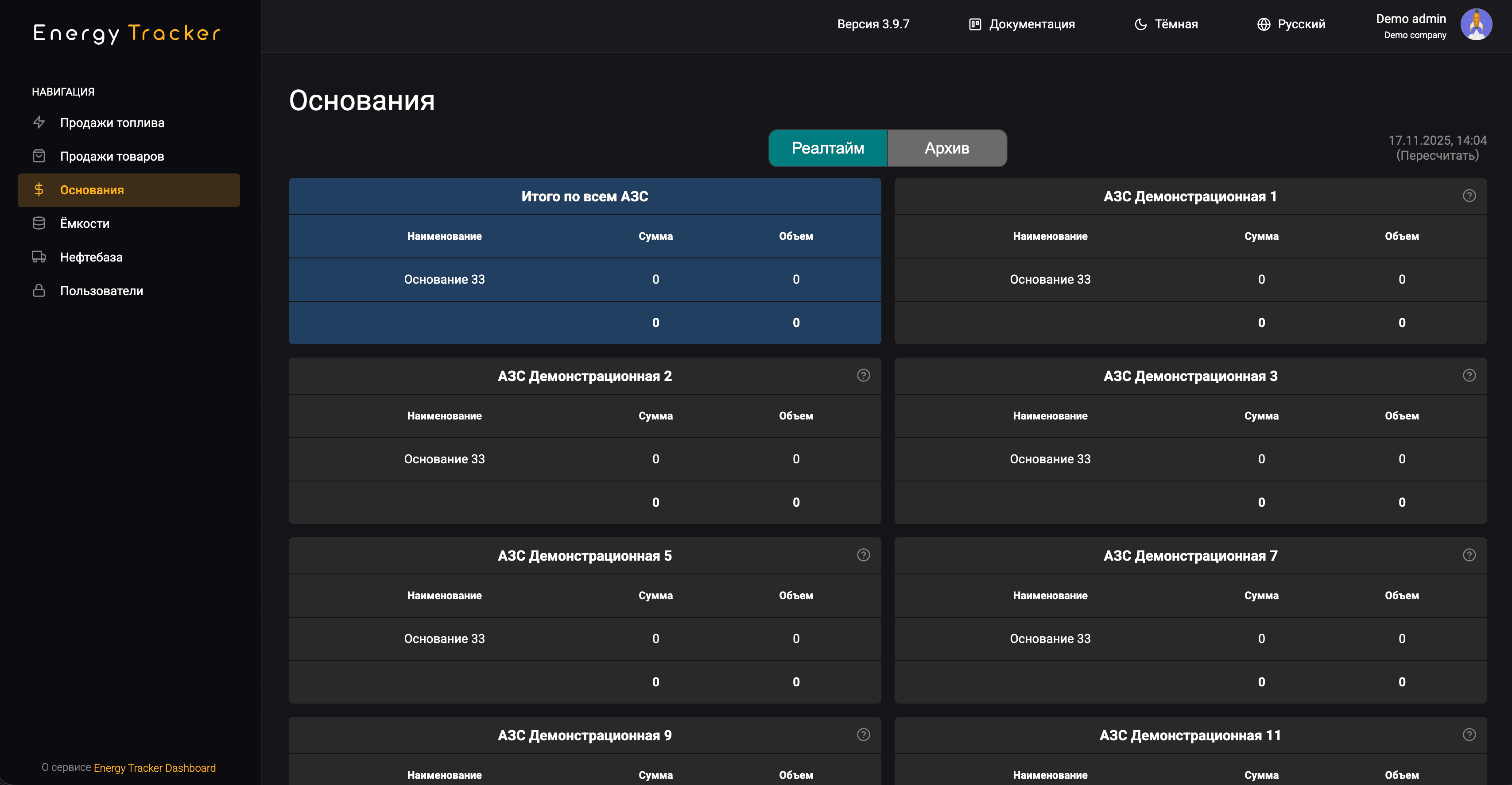 Desktop Dashboard
